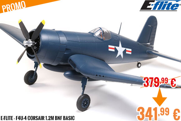 Promo - E-Flite - F4U-4 Corsair 1.2m BNF Basic