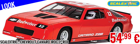 Look - Scalextric - Chevrolet Camaro IROC-Z - Red
