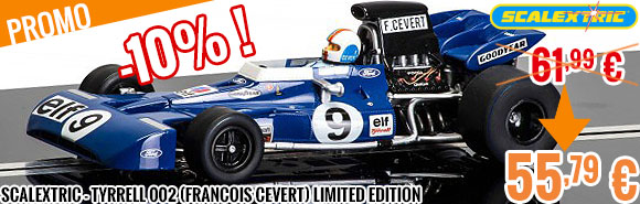 Promo - Scalextric - Tyrrell 002 (Francois Cevert) Limited Edition