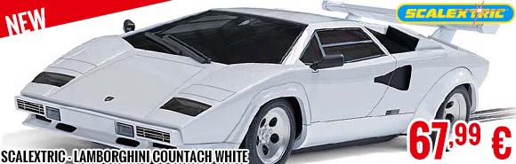 New - Scalextric - Lamborghini Countach White