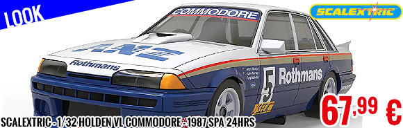 Look - Scalextric - 1/32 Holden VL Commodore - 1987 Spa 24hrs