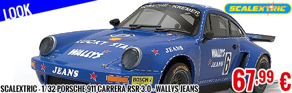 Look - Scalextric - 1/32 Porsche 911 Carrera RSR 3.0 - Wallys Jeans