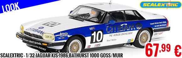 Look - Scalextric - 1/32 Jaguar XJS 1986 Bathurst 1000 Goss/Muir
