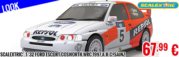 Look - Scalextric - 1/32 Ford Escort Cosworth WRC 1997 A.R.C. Sainz