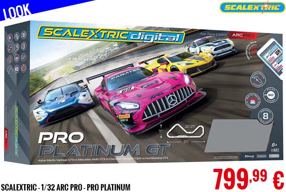 Look - Scalextric - 1/32 ARC Pro - Pro Platinum