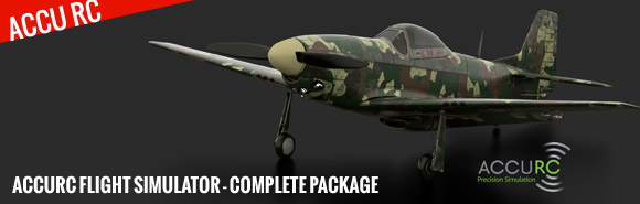 AccuRC Flight Simulator - complete package